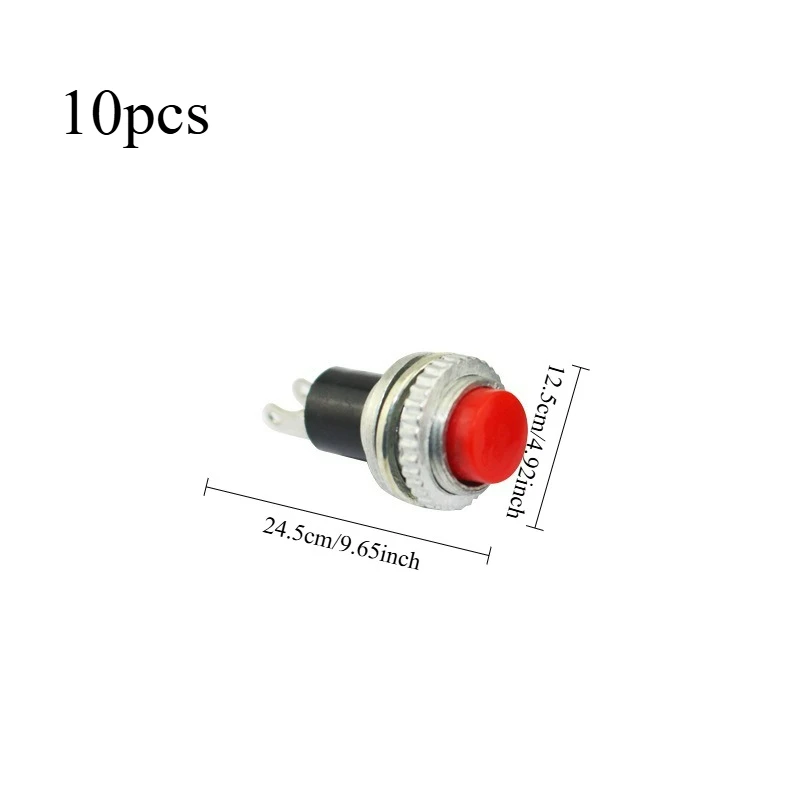 10pcs JX-10 Arcade Game Round Push Button Switch for Machine Internal Setup Special Offer Coin Operated Games