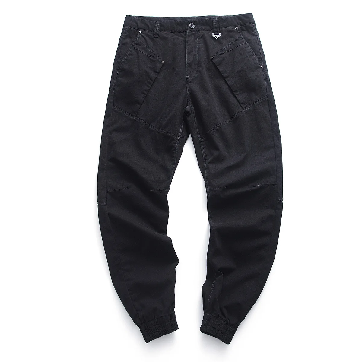 

Новые мужские однотонные повседневные модные свободные простые базовые спортивные брюки для бега в американском стиле, мужские брюки, нижняя одежда