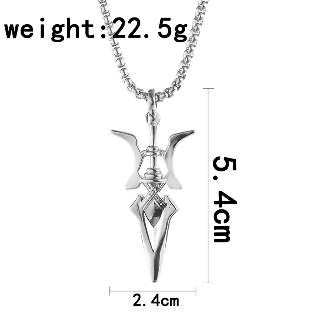 Anime Death Note Misa Amane Cosplay Necklace Halberd Pendant Necklaces Halloween Gifts image 6