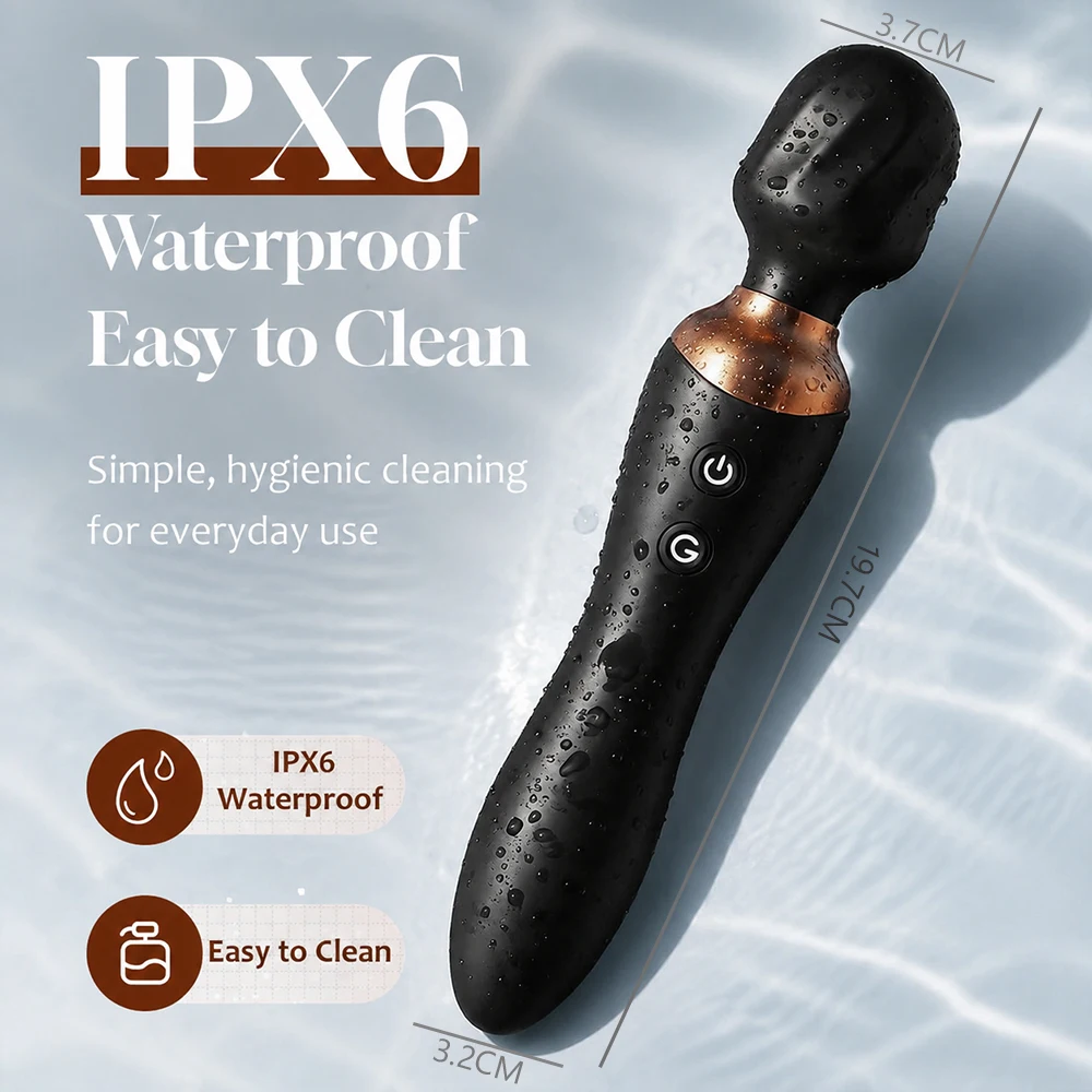 Sex Toys G Spot Remote Control Clitoral Sucking Thrusting Nipple Heated Powerful Vibrator for Women AV Wand Double Head Dildo - view 6