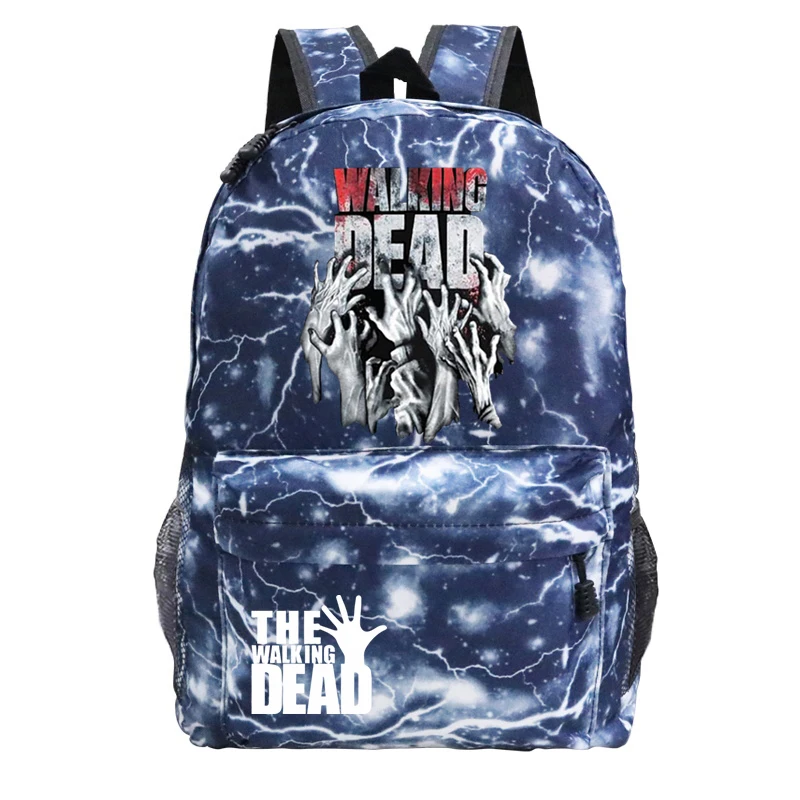 The Walking Dead Child Backpack Mochila Teenager Large Capacity Travel Knapsack Fashion Girls Boys School Bags Outdoor Rucksack