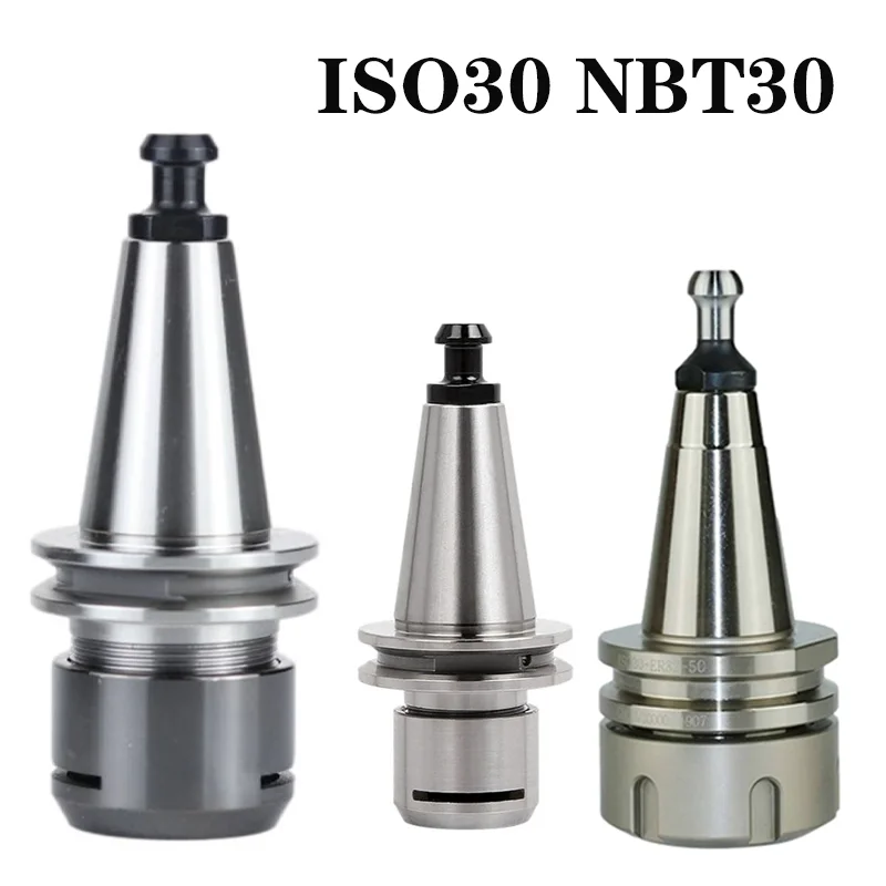 NBT30 ISO30 Knife Shank Precision 0.001mm ER11 ER16 ER20 ER25 ER32 45 60 70 100L Tool Holder for CNC Machine Center ATC Spindle