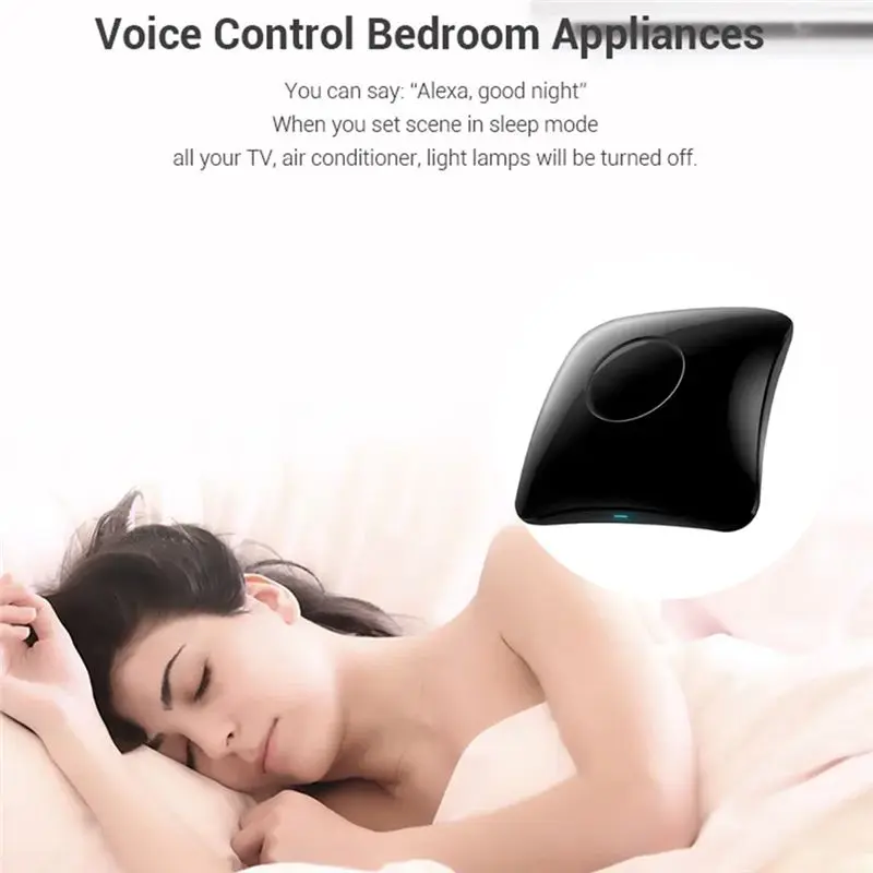 ABDE-RM4 Pro Wifi Universal Remote Control RF IR Controller Smarthome Automation Word For Alexa & Google Home EU Plug