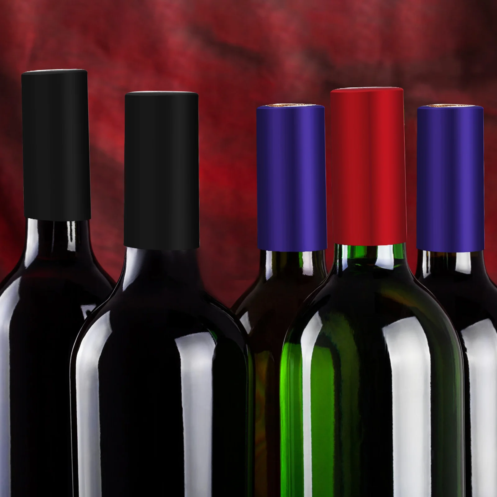 

150Pcs Wine Bottle Seals Heat Shrink Caps Easy Apply Tight Freshness Wine Making Supplies Bulk Heat Shrink Caps