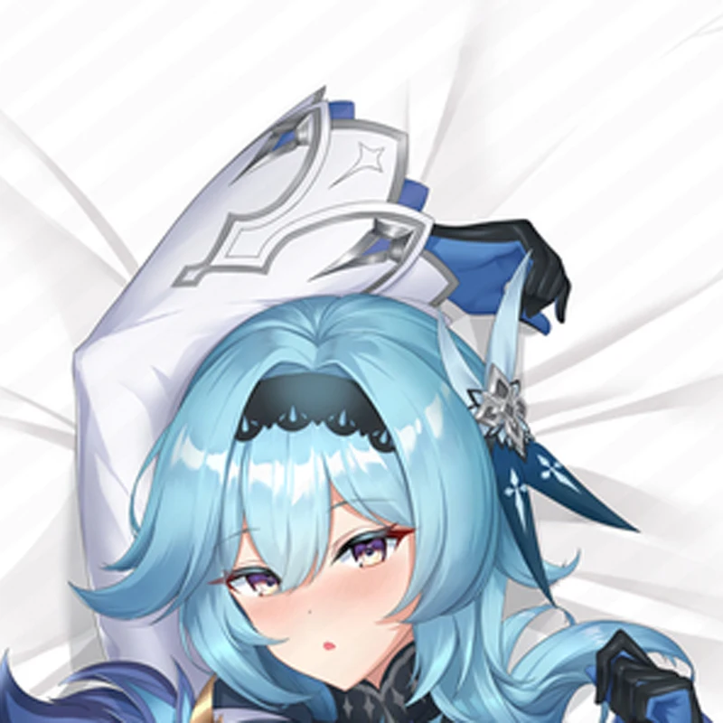 

Dakimakura Anime Pillow Cover Eula Double Sided Print 2Way Cushion Cover Xmas Gifts