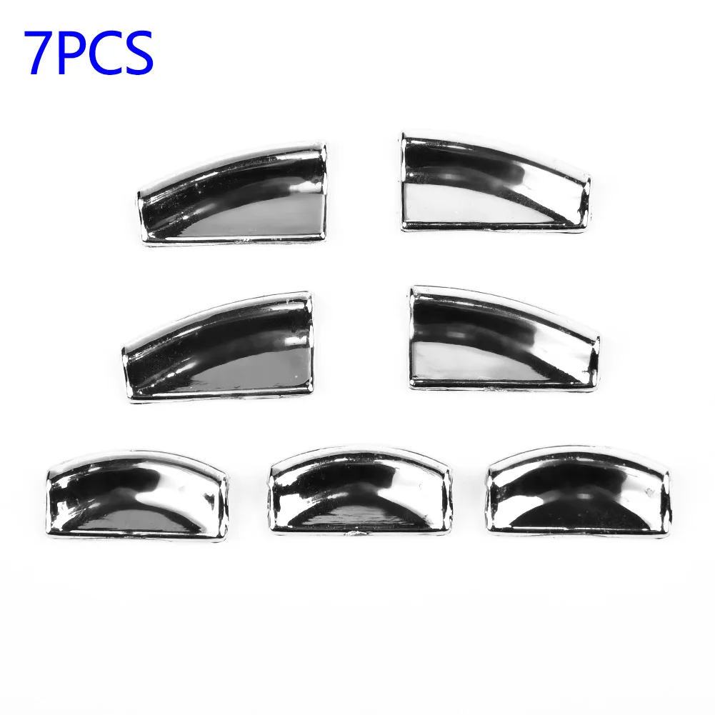 7pcs/set Beautiful Stickers For Mercedes-Benz E W212 C W204 GLK X204For Door Lift Buttons Are Suitable ML GL W166 X166 Car Stick