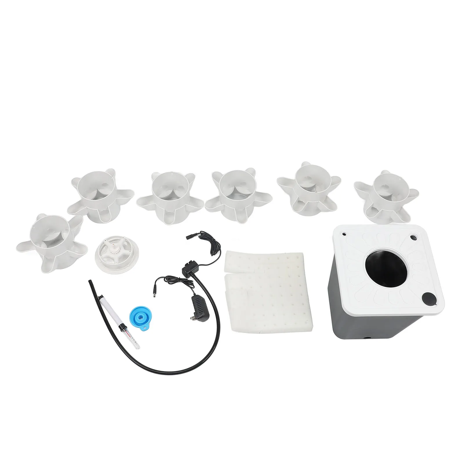 

Hydroponic Vertical Planter Energy Save Hydroponic System for Organic Vegetable 30 Hole Vertical Grow Tower With 20L Water Tank