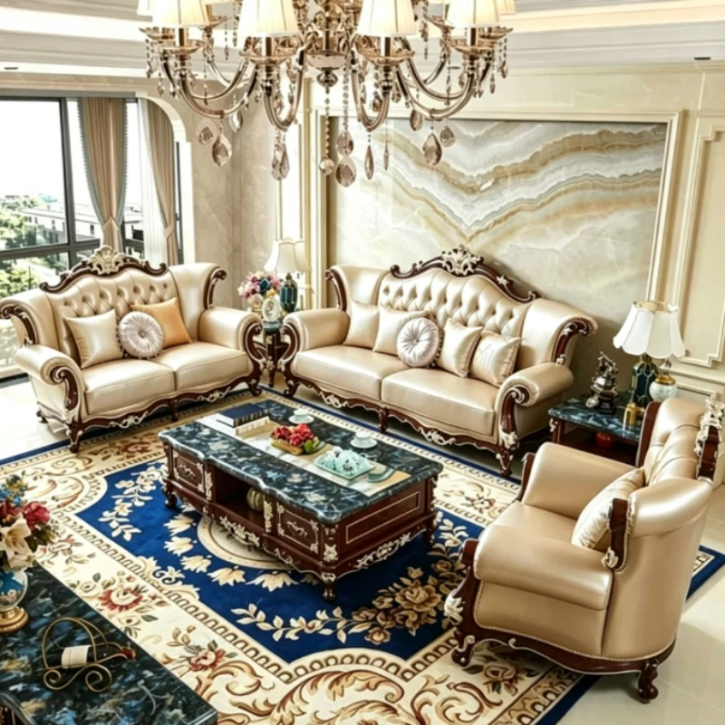 Leather Sofa Bed Nordic Friends Convertible Relaxer Pouf Couch Large Accent Soft Muebles Para El Hogar Furniture Living Room