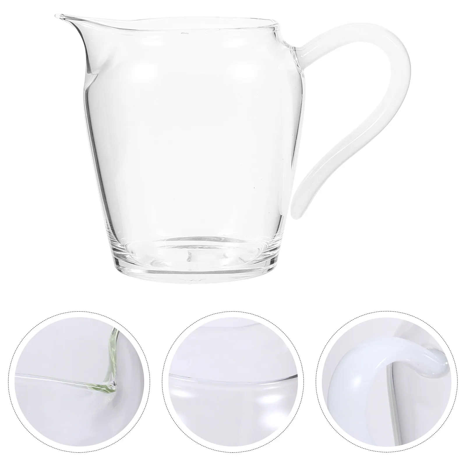 

Glass Teapot with Jade Handle Heat-Resistant Anti-Explosion Integrated Style for Home Decor and Beverage Storage