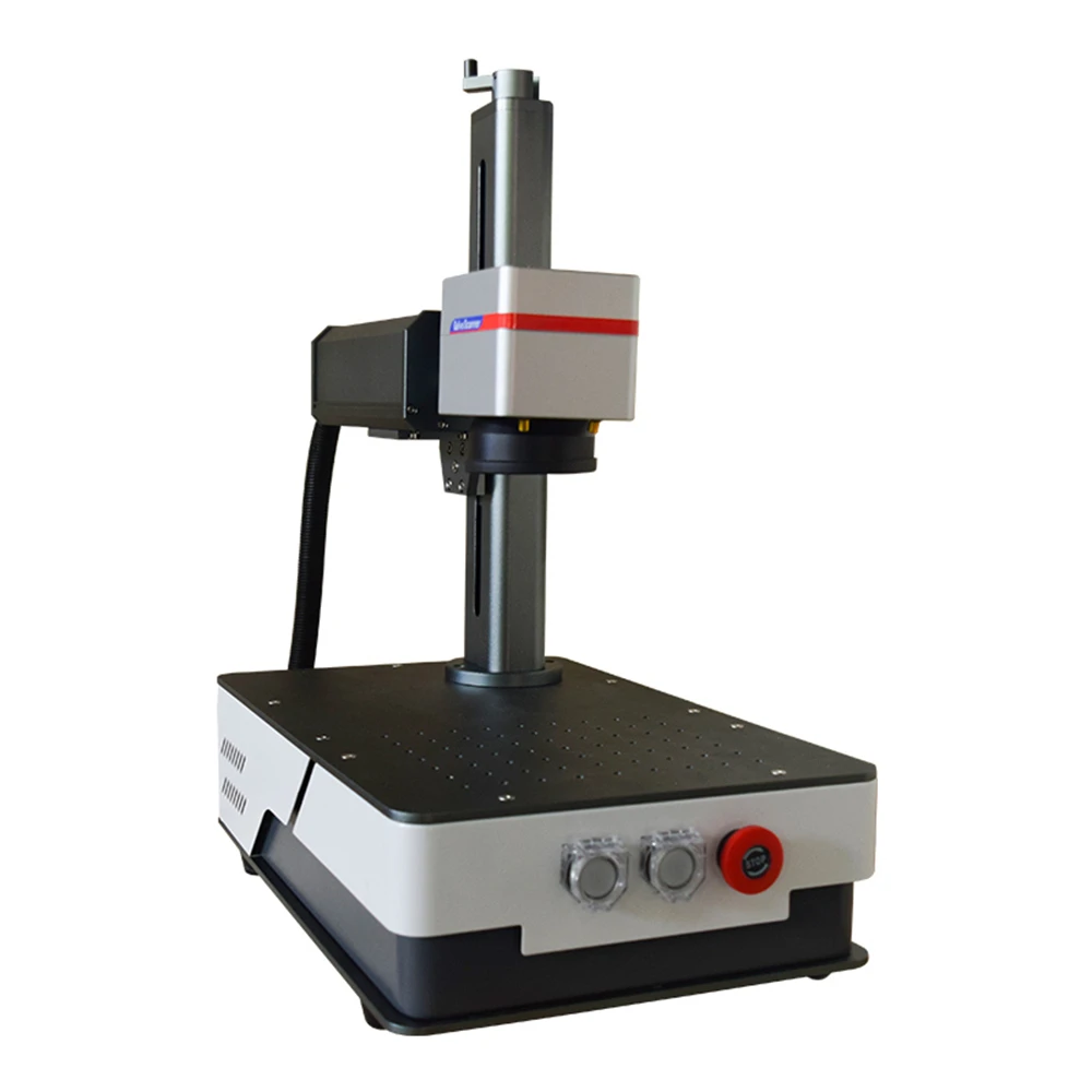 

New Integrated 30W/20W Fiber Laser Marking Machine For Metal Engraving Cutting Supports DXF PLT BMP AI DST LAS Formats