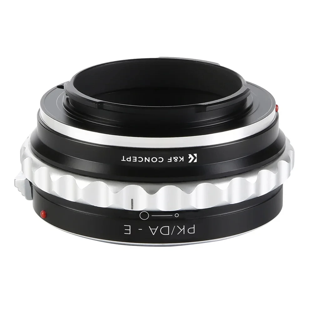 K&F Concept Lens Mount Adapter Ring for Pentax K/M/A/FA/DA Lens to Sony E-mount NEX Camera Body