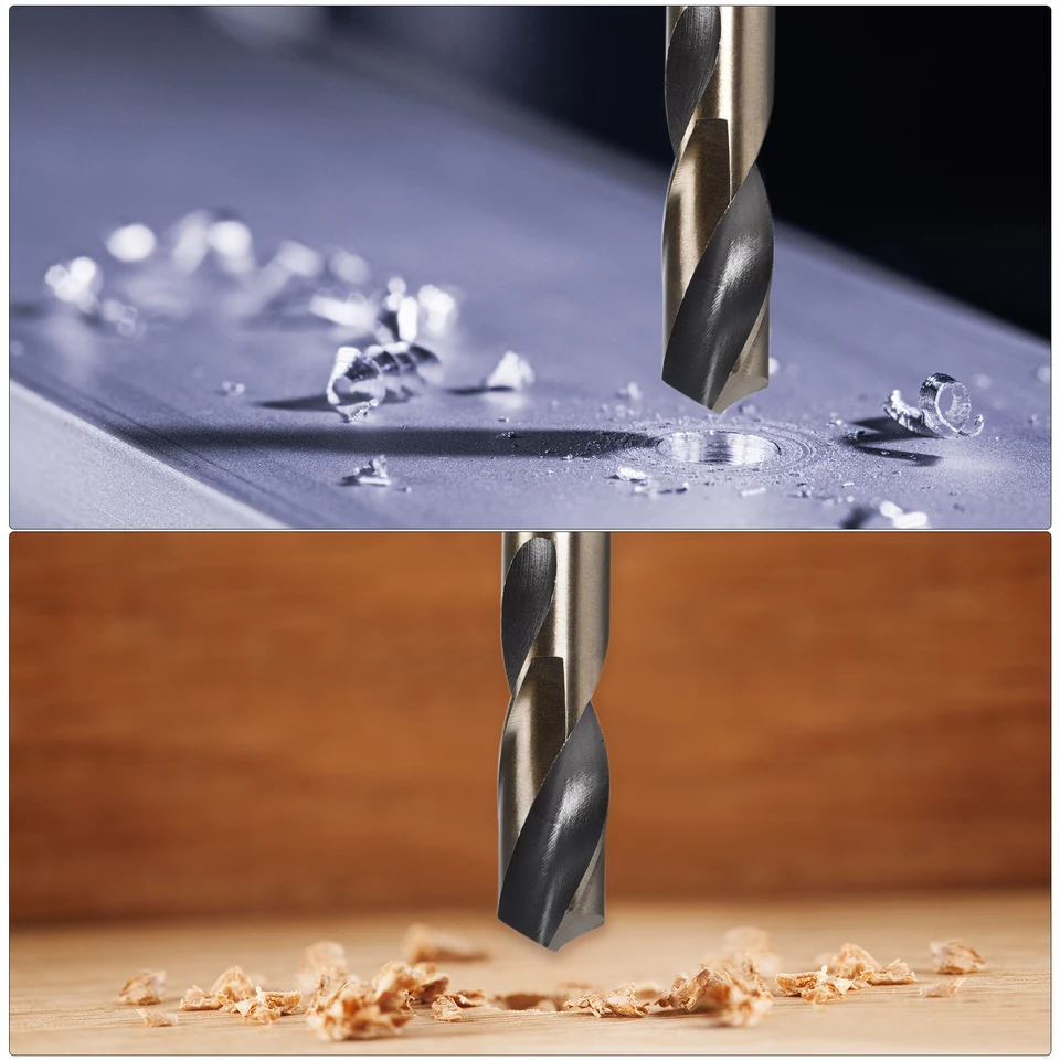Foret Hélicoïdal HSS BAER - 18/19/20/25/30 Mm, Queue Réduite 13 Mm, Pour Métal Et Acier