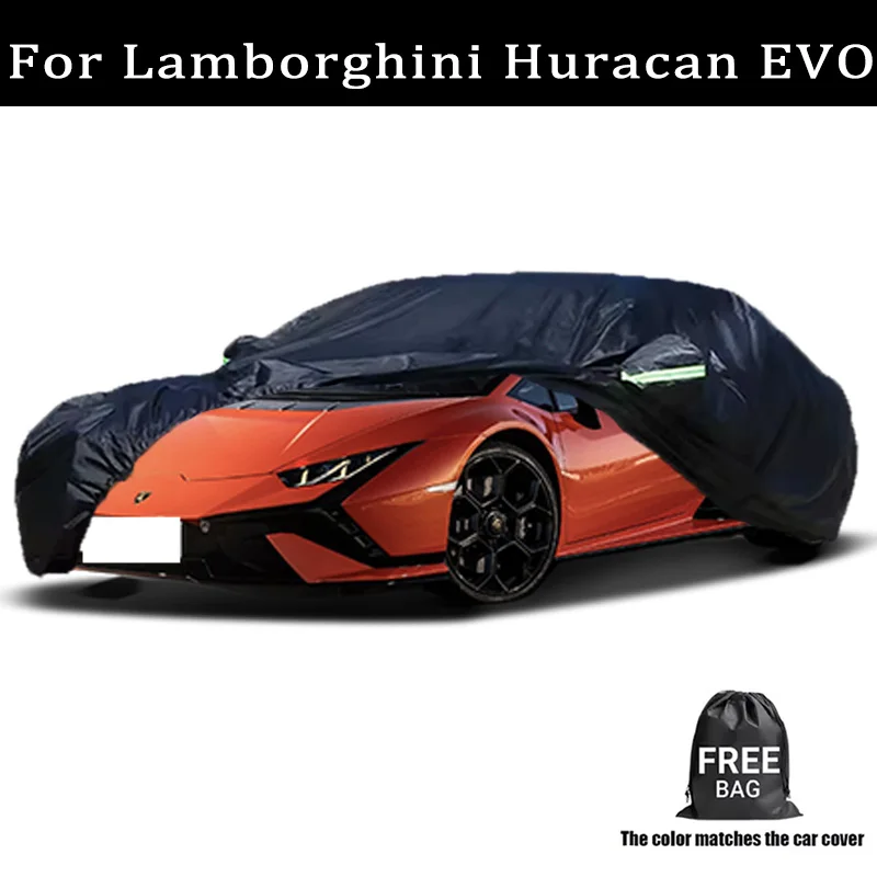 

Чехол для автомобиля Lamborghini Huracan EVO, уличный, водонепроницаемый, пылезащитный, защита от солнца, дождя и снега, из плотной ткани Оксфорд, полноразмерный