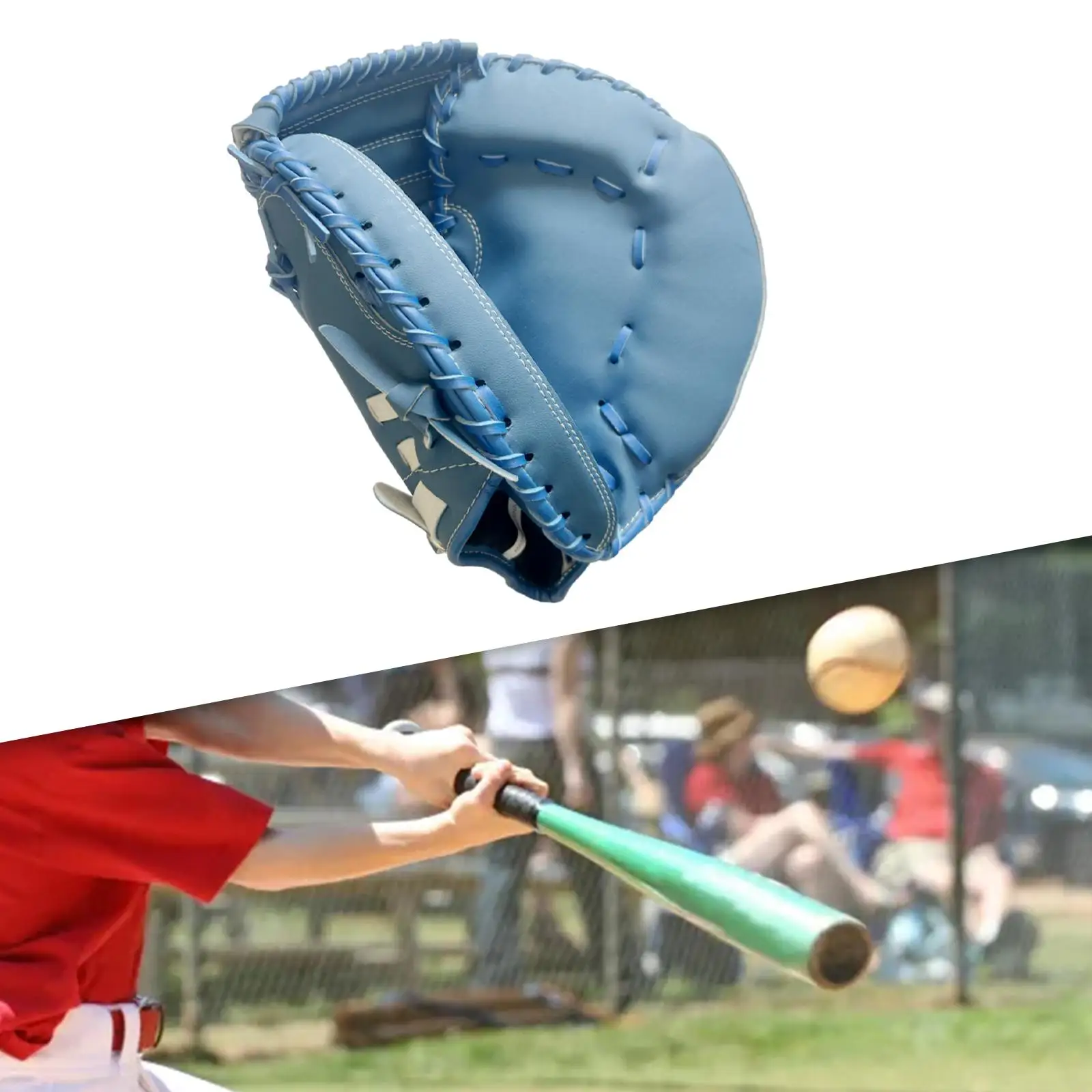 Rękawice do baseballu rękawica wytrzymała prawa ręka w rzucie gruba rękawica softballowa rękawice bejsbolowe sportowa do ćwiczeń dla początkujących