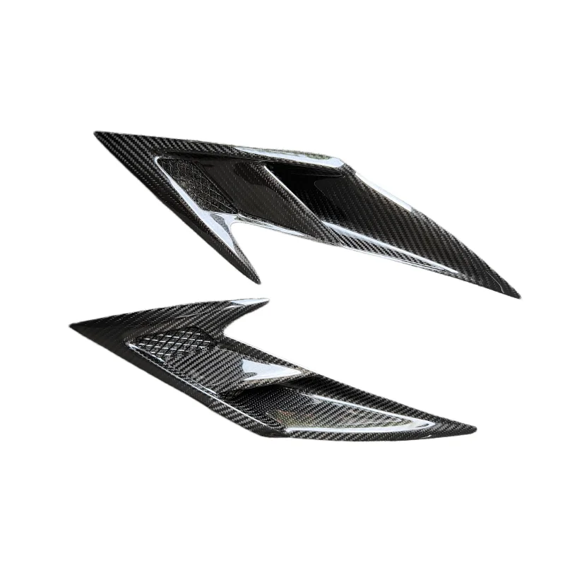 

PK Style Dry Carbon Fiber Headlights for Ferrari F8 Body Kit Front Fender Vent