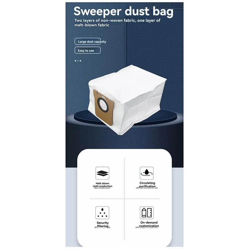 ABVI-совместим универсальным подметальным роботом Dreame S10/S10PRO/X10, нетканым материалом