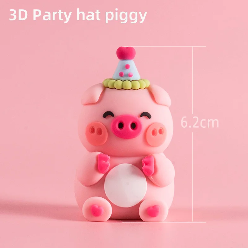 Cartoon Party Tier Kuchen Topper 3D INS Bär Osterhase Chinesisches Sternzeichen für Kinder Alles Gute zum Geburtstag Dekorationen Jungen oder Mädchen Geschenke – Detail 13