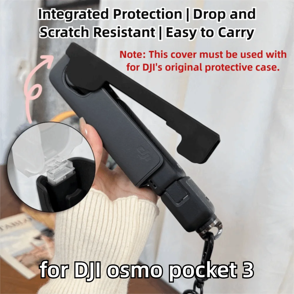 New Anti-fall Protective Case Shockproof Accessories Camera Lens Screen Protector Full Coverage Flip Cover for DJI Osmo Pocket 3