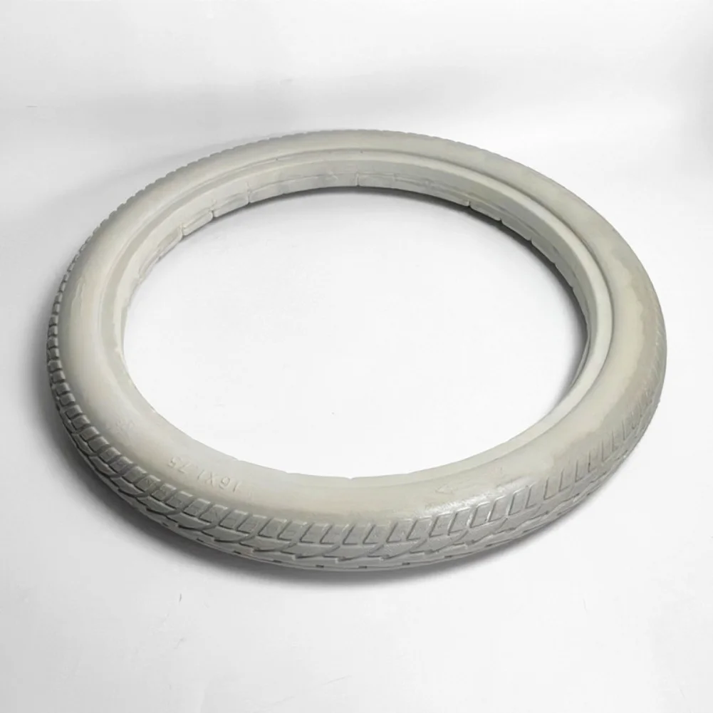 Ergonomic Design Bicycle Tire Wheelchair Tire 16-inch Solid Tire Environmentally Conscious Choice For Safe Rides