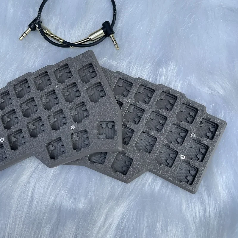 CORNE V4.1 Low Axis Split Keyboard Wired 3x5 Single-mode Custom Hot-Swap RGB QMK VIAL Low Profile Mechanical Keyboard Ergonomic