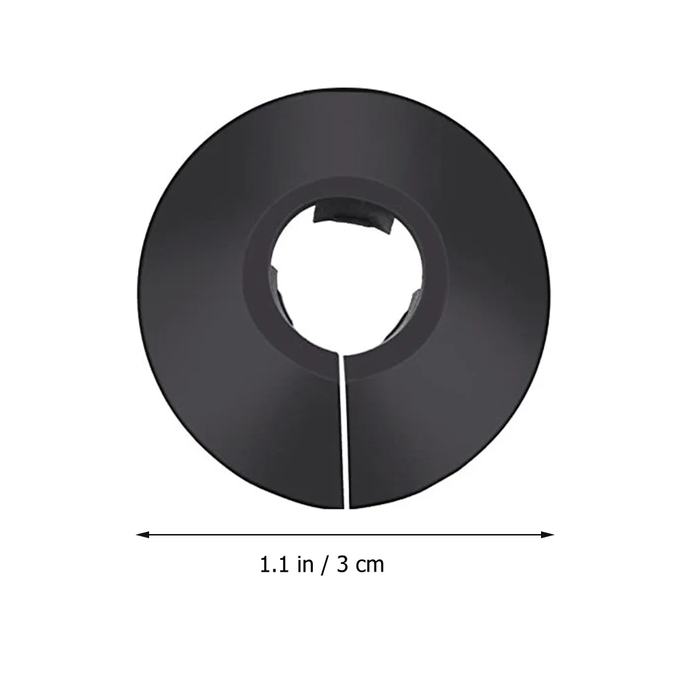 12-delige ronde afdekking pijpdecoratie pijpleidinggat PVC radiatorhoezen witte verwarming