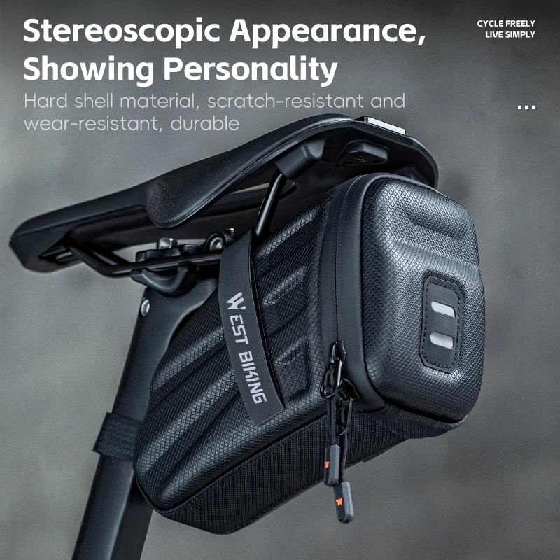 West Biking 1.8L EVA Saddle Bag for MTB Road Bike