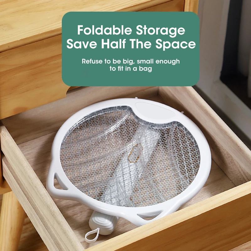 Folding Mosquito Swatter, 4 em 1 Mosquito Trap Light, USB recarregável, Swatter Fly elétrico para casa e ao ar livre