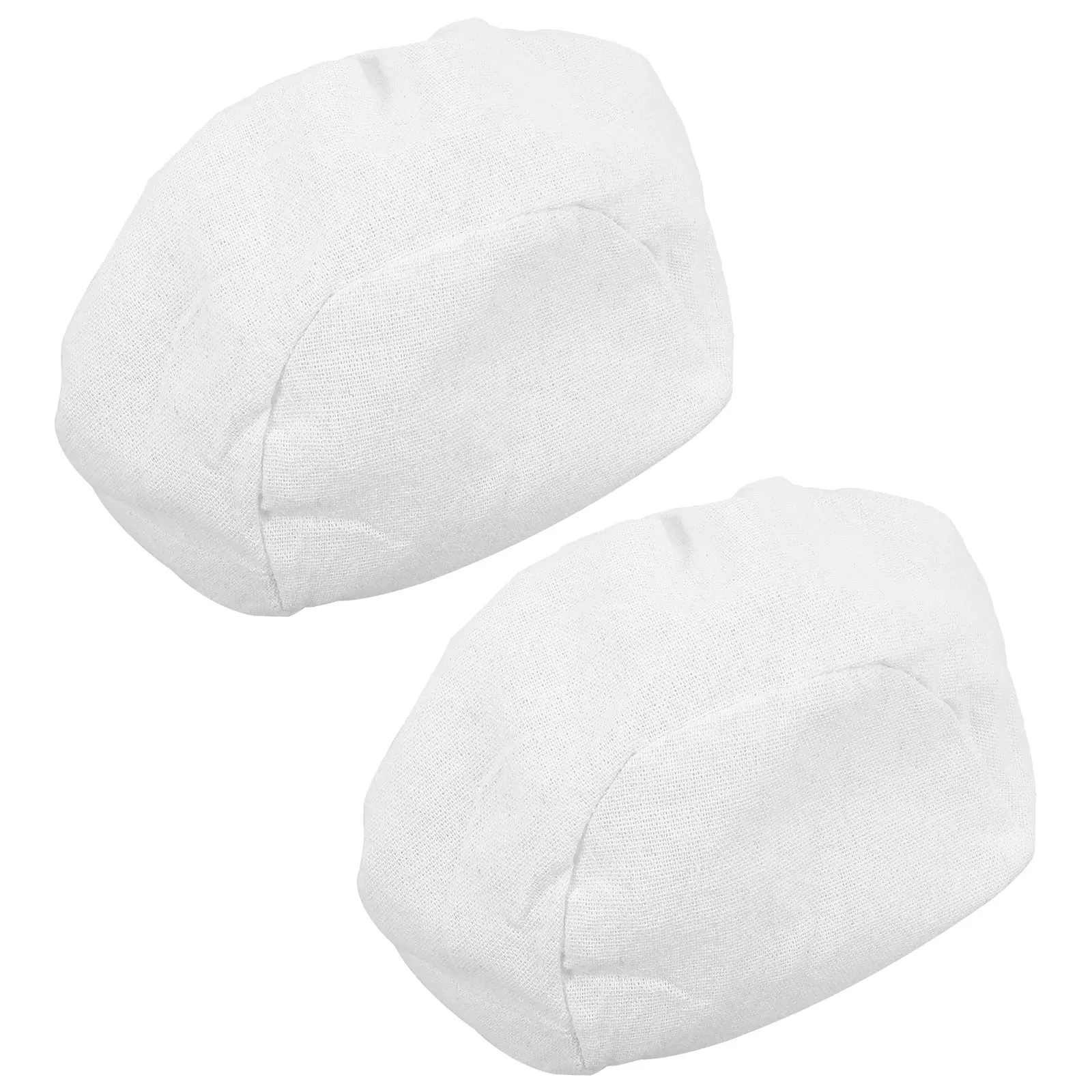 

2Pcs Bread Basket Cloth Liner 8cm Round White Fermentation Proofing Baking Tool Reusable Cotton Cover Kitchen Supplies