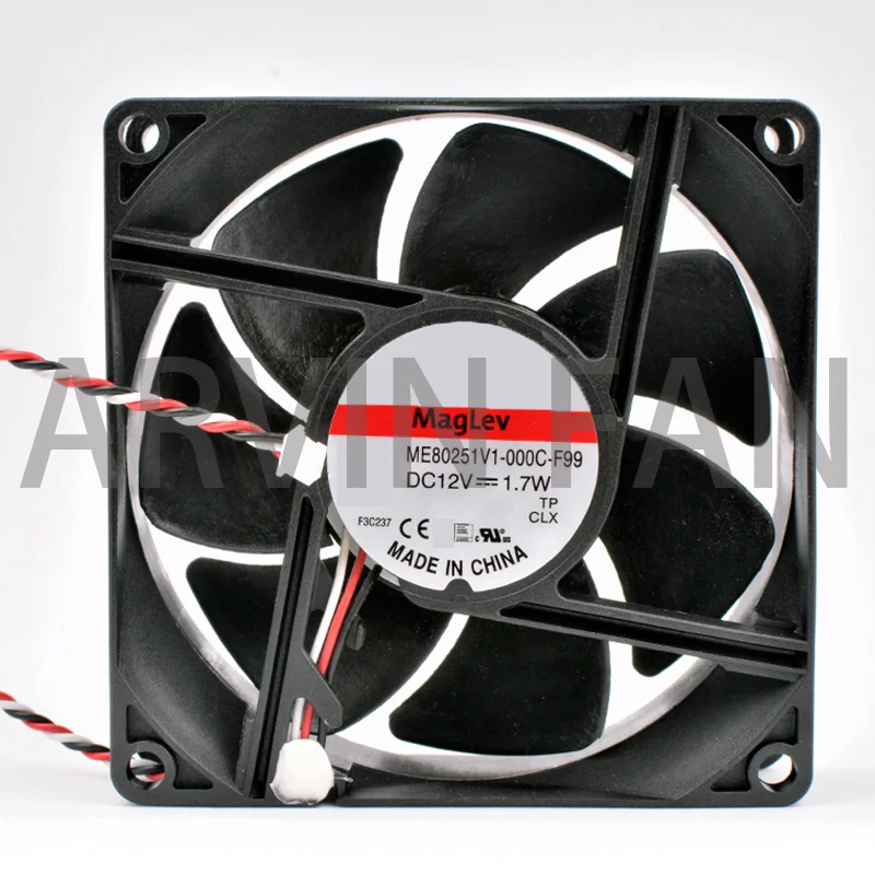 

Brand New Original ME80251V1-000C-F99 8cm 80mm Fan 80x80x25mm DC12V 1.7W 3 Lines Projector Case Cooling Fan