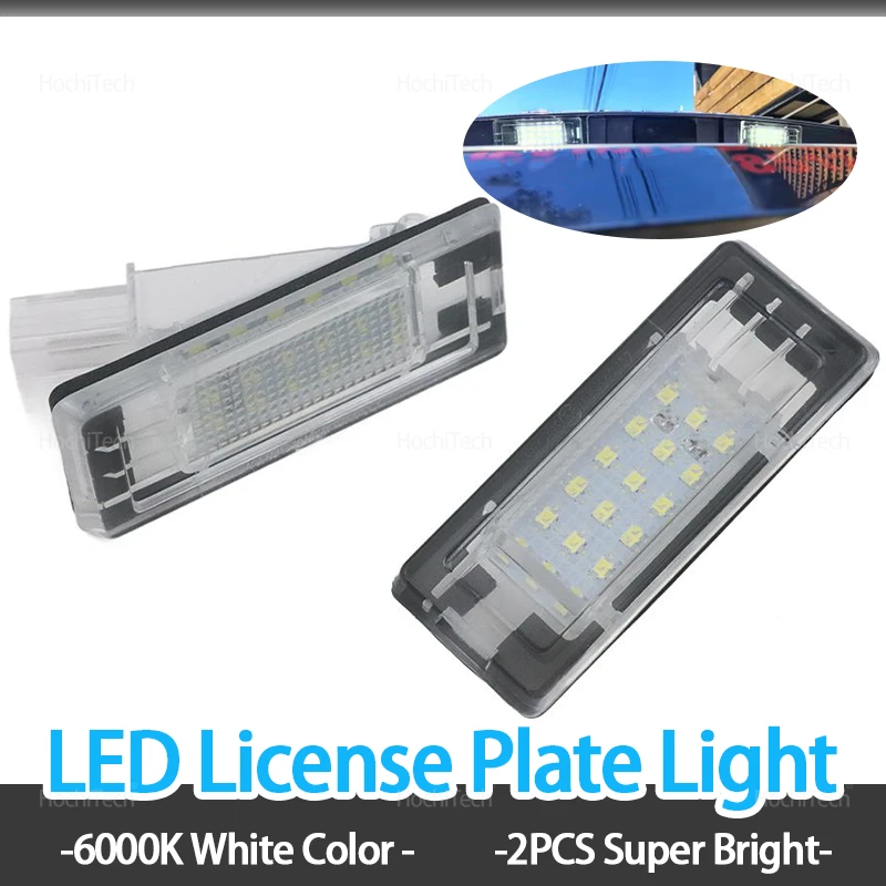 

LED Number Plate Light Error Free License Plate Lamp for Dacia Duster 10-17 Renault Captur Kaptur Espace Fluence Scenic Latitude