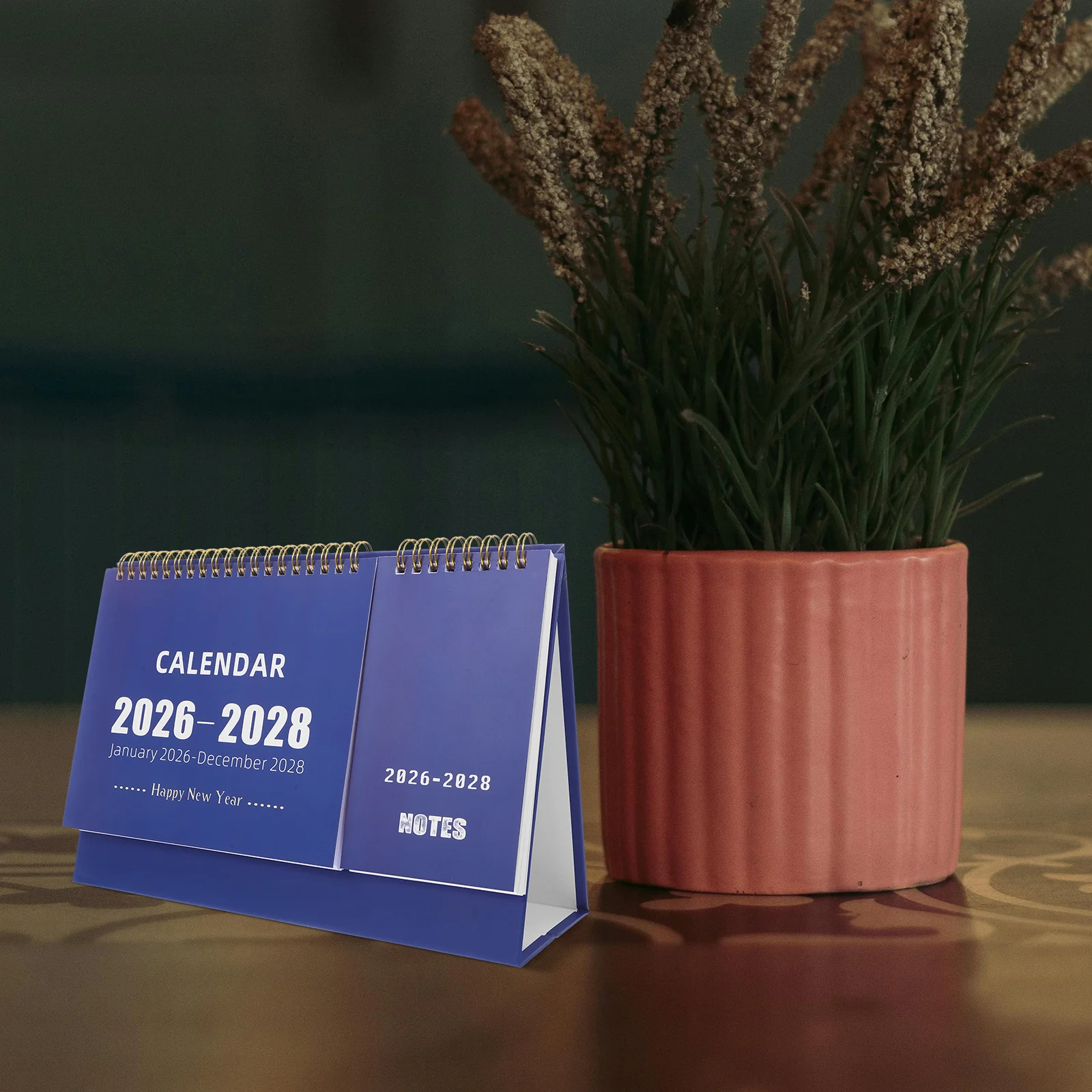 Minimalist Desk Calendar 2026-2028 Planner with Thick Paper Smooth Flipping Sturdy Base Office Home Use Planner Monthly