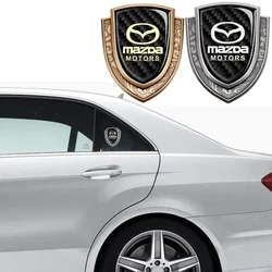 Carbon Fiber Emblem Car Side Body Decal Sticker Shield Badge for Mazda Atenza CX3 RX7 626 CX9 Spoiler MX5 CX5 CX7 RX8 626 323