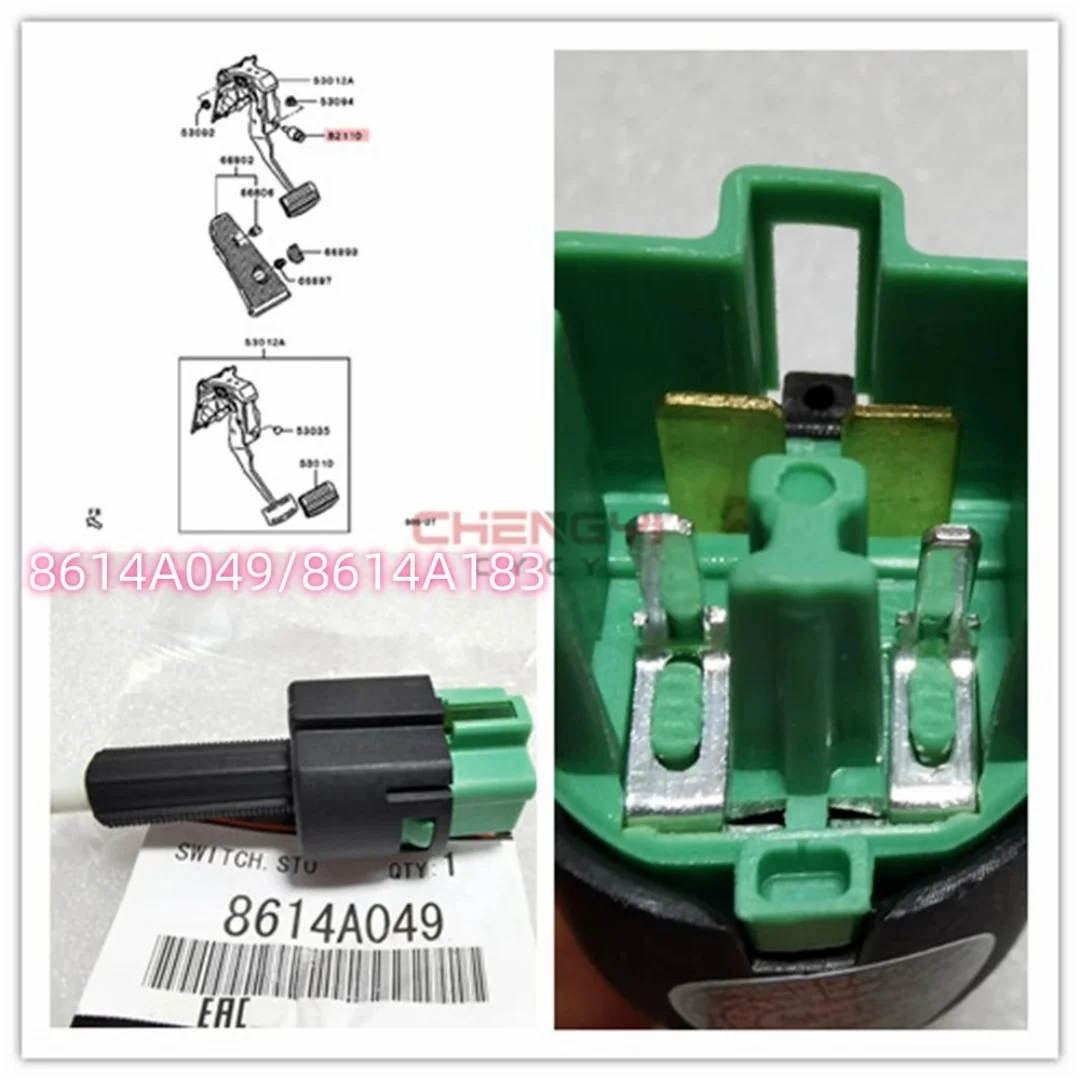 

Car Brake Stop Light Lamp Switch Fit For Outlander CU4W CU5W CW5W CW6W NA4W 8614A183 8614A049 8614A018