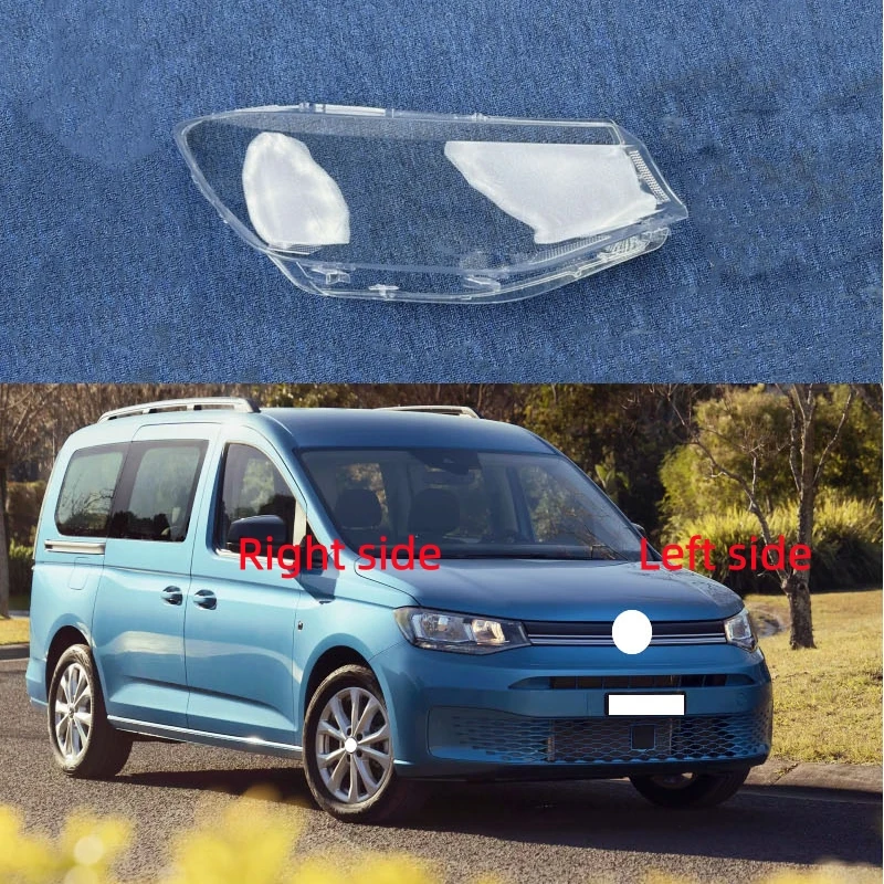 

For Volkswagen VW Caddy 2020 2021 2022 2023 Headlamp Cover Headlight Shell Replace Lamp Shade Headlamp Lens Glass