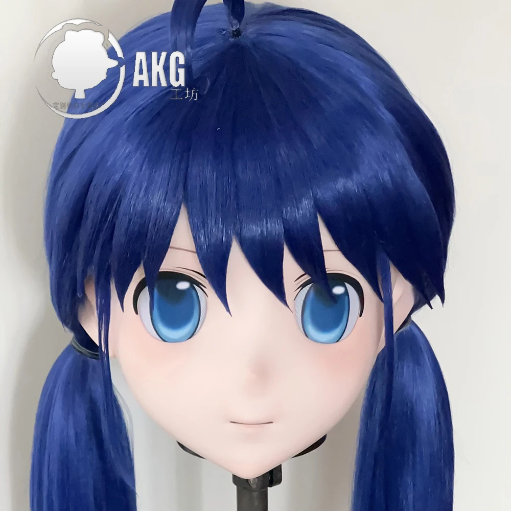 

(AL210)Customize Character Crossdressing Female/Girl Resin Full/Half Head With Lock Anime Cosplay Japanese Animego Kigurumi Mask