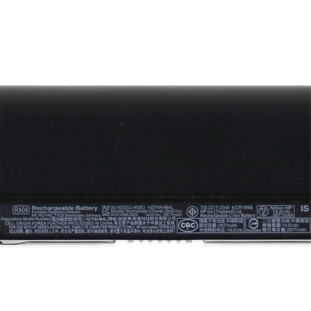 Genuine RA04 RA04XL Laptop Battery For HP Probook 430 G1 430 G2 HSTNN-C84C HSTNN-IB4L HSTNN-IB5X H6L28ET H6L28AA HSTNN-W01C