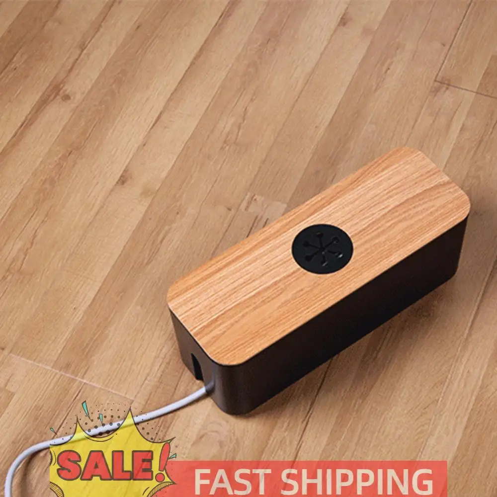 

Ящик для прокладки кабелей, чехол для хранения линии электропередачи, защитный органайзер для кабелей, разъем для зарядного устройства, большая емкость с крышкой для домашнего офиса