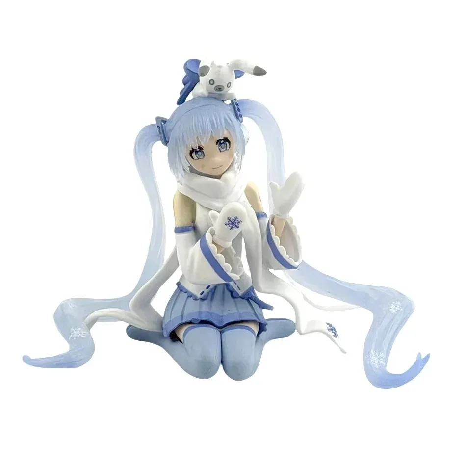 Hatsune Miku, Snow Miku, Sky Town 10th Anniversary! Noodle Stopper Figure Model, Snow Miku Ornament Toy, Limited Edition pokemon view 3