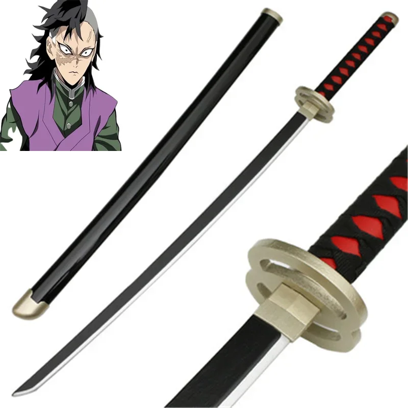 

Cosplay Kimetsu no Yaiba Shinazugawa Genya 41inch Anime Bamboo Assembled Sword Katana Demon Slayer Tomioka Yoshio Model 104cm