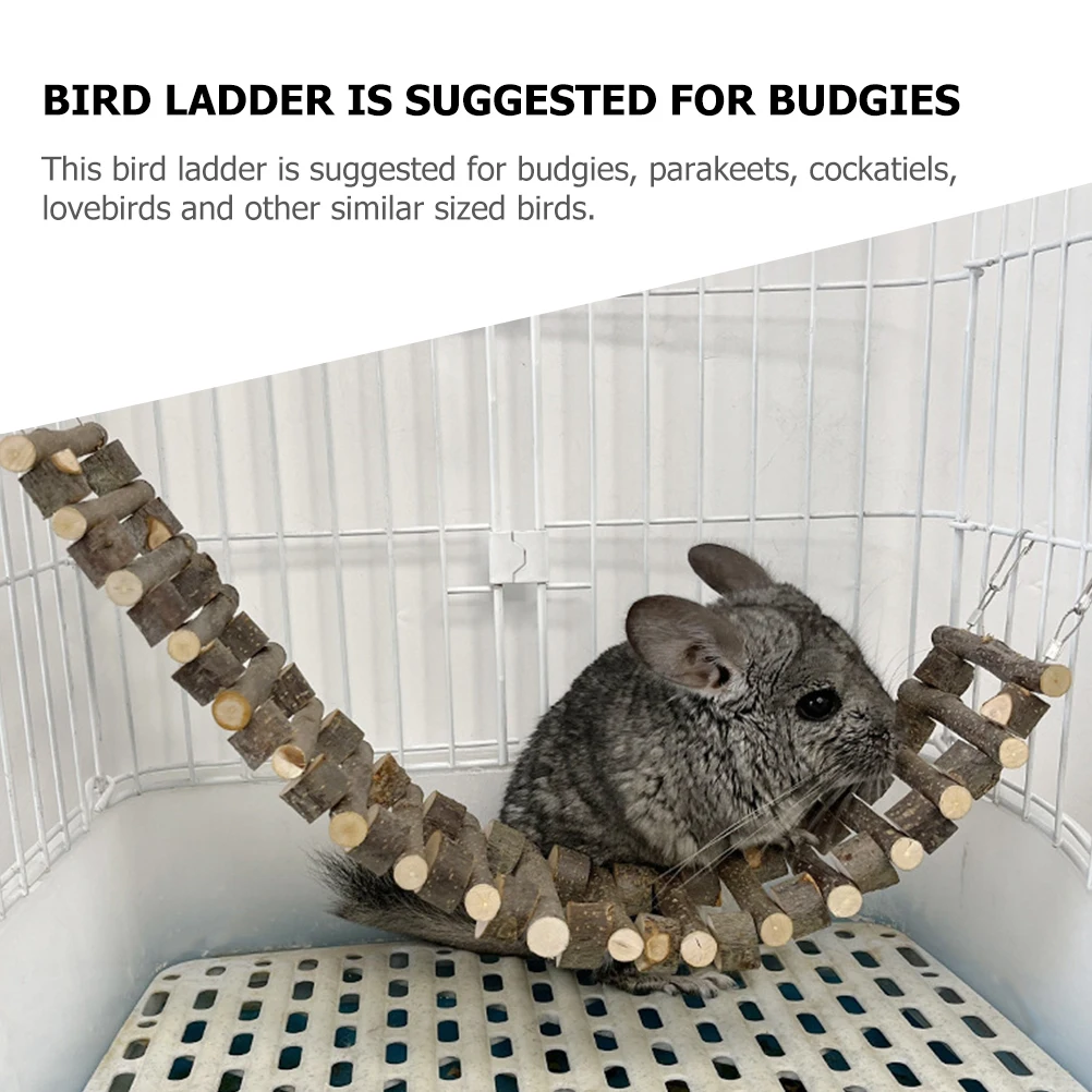 

Wooden Parrot Training Climbing Natural For Parakeets Cockatiels Cage Accessories Bird Climbing Step For Small Pets – Bird