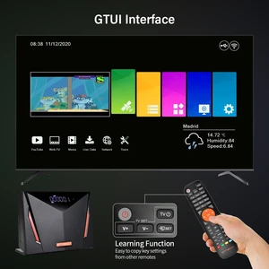Penerima Satelit GTMEDIA V8 UHD 4K Ultra HD, Kabel DVB-S/S2/S2X+T / T2+ISDB-T+(J83.A / C)+ATSC-C (J83.B) Dengan Kotak TV Pembaca Kartu Pintar 8 tv android penjualan terbaik isdb t - №