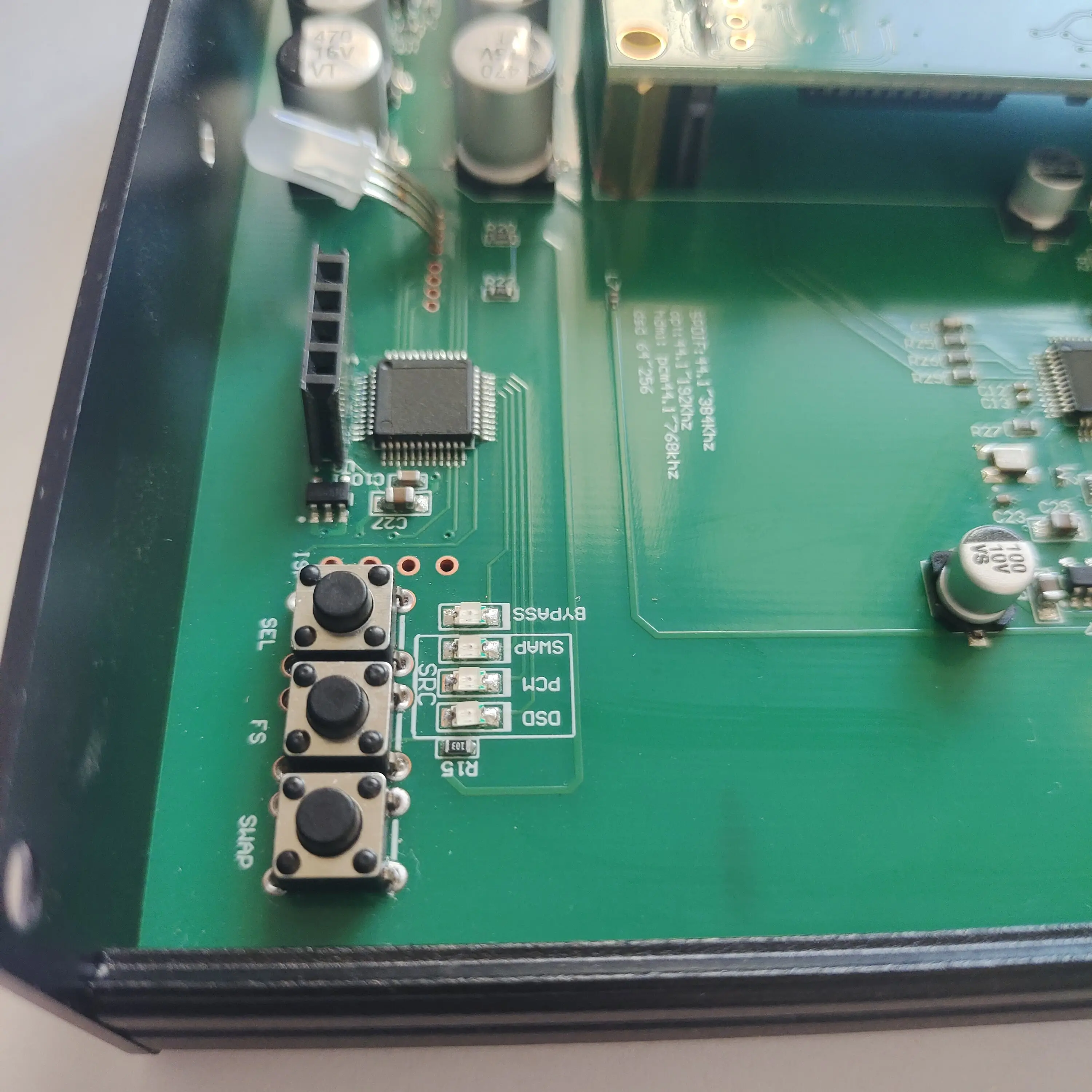 USB Digital Audio Interface DSD512 PCM768K Asynchronous Bridge SRC For DAC I2S Coaxial Output
