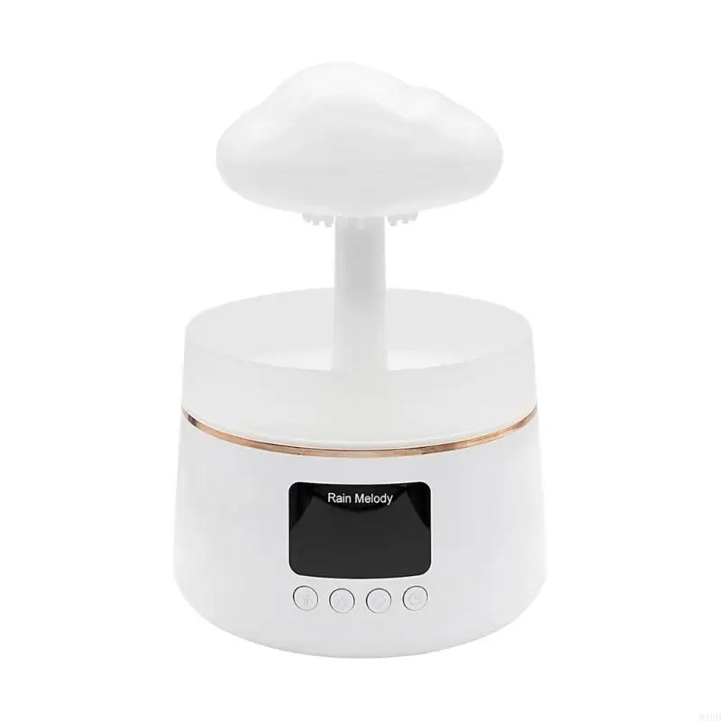 Multifunctional Small Humidifier with Light 300ML Cloud Humidifier Quiet Humidifier Suitable for Home and Office