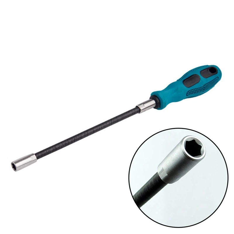 4Pcs 7MM Socket Screwdriver Flexible Hex Flex Manual Socket Screw Driver Hand Tools