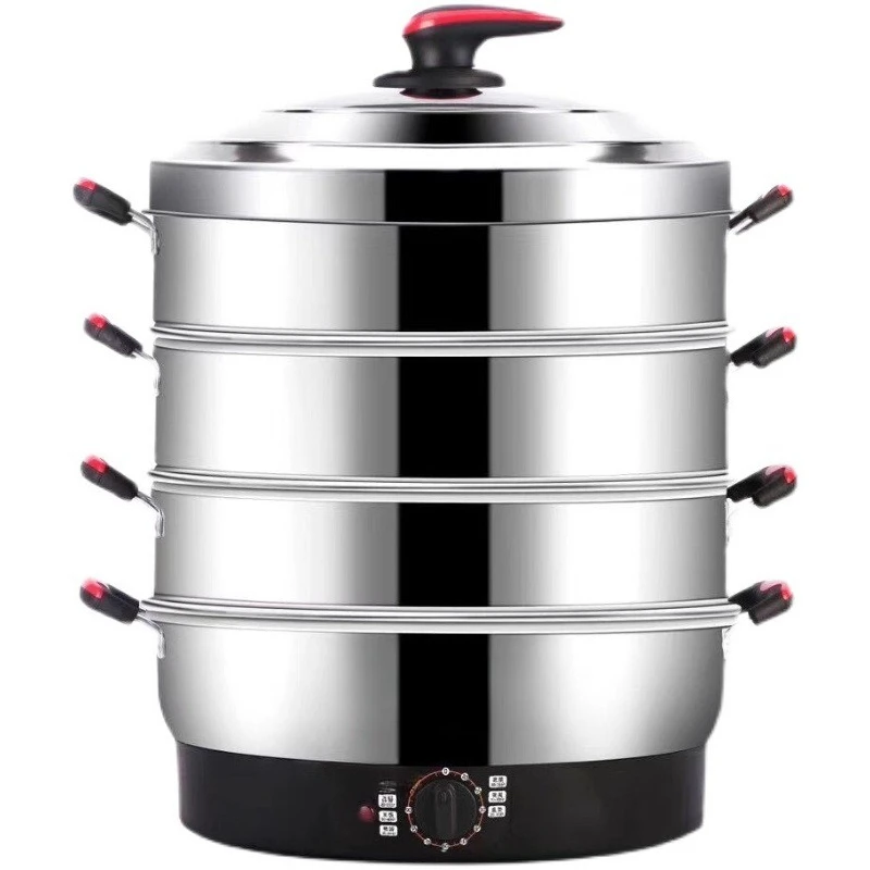 

Stainless steel, commercial, large capacity, plug-in, steamer, thermal insulation, large steamer, multi-function