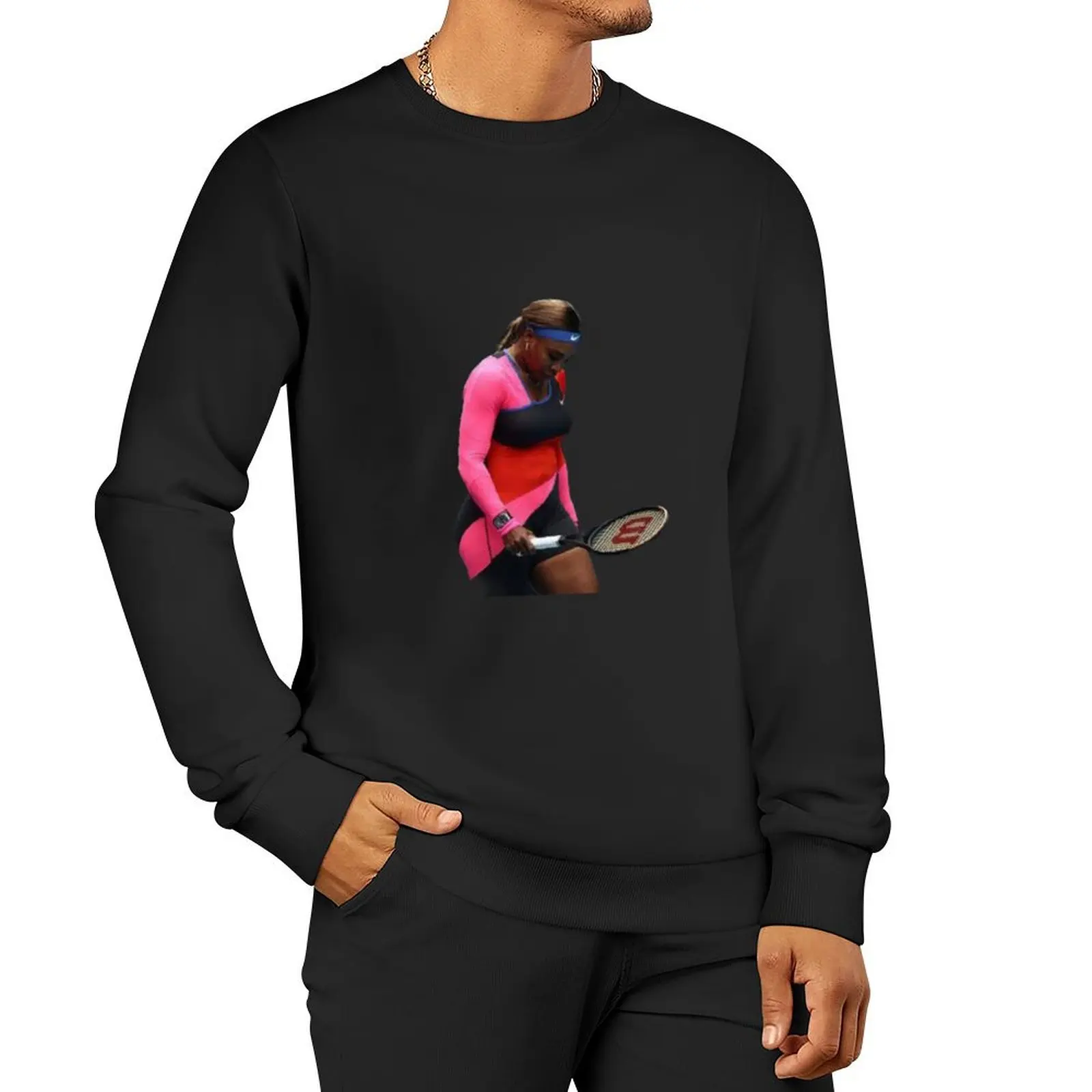 Serena Williams Pullover Hoodie fashion men mens clothing hooded sweatshirt for men