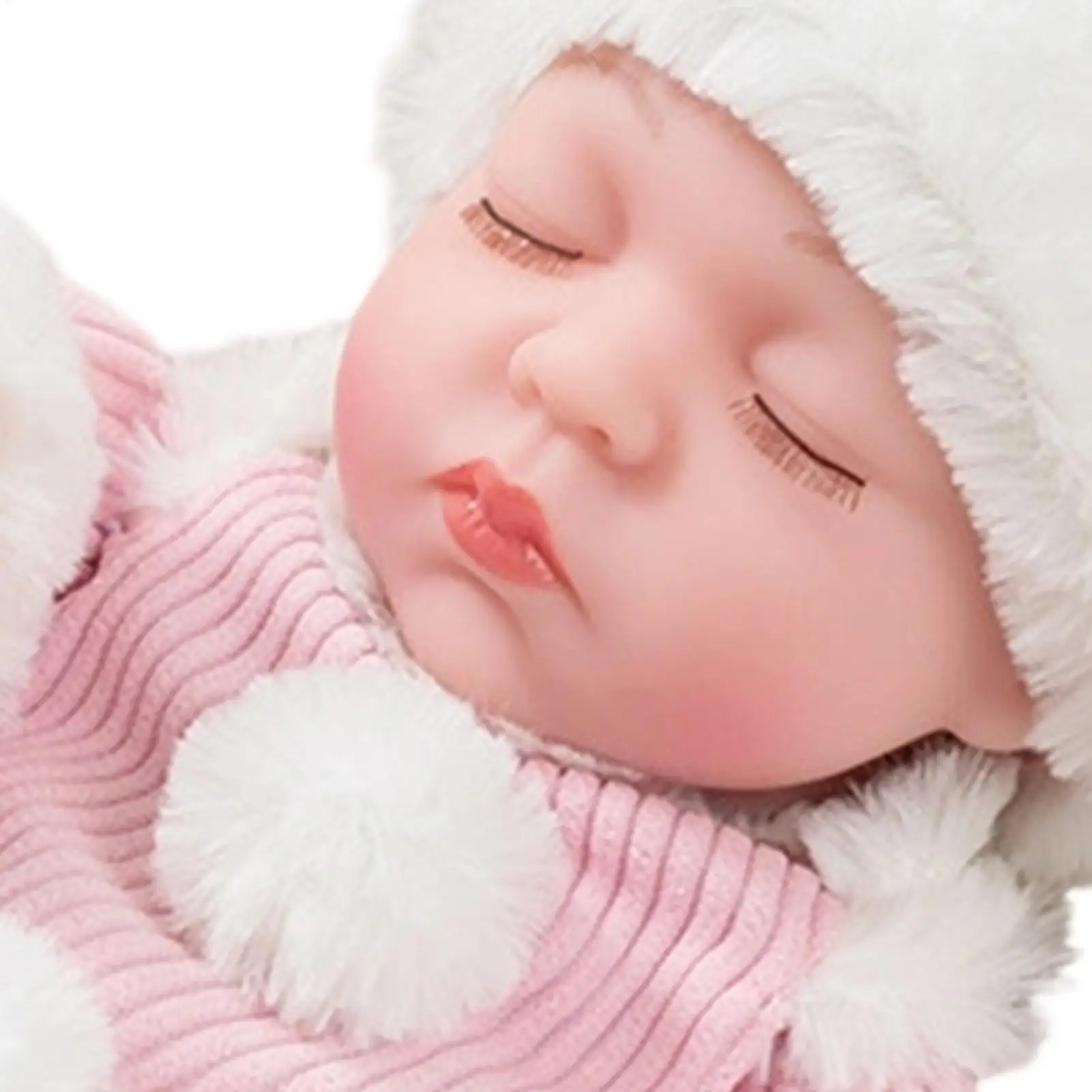 

Soft Reborn Doll 11.8 Inch Comforting Toys Realistic Doll Toy For Boys Girls Collectors Home Apartment Bedroom Children's Room