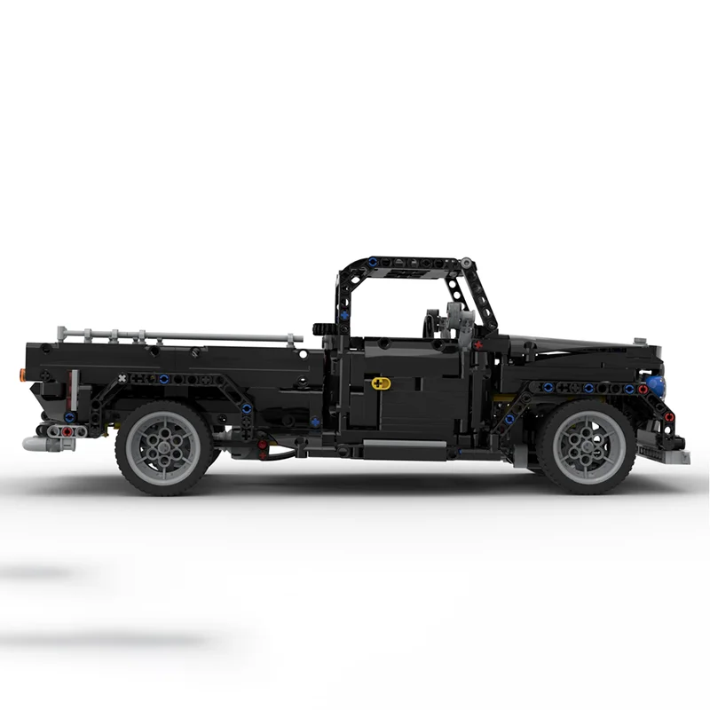 Champion Speed Car Moc Baustein Vintage Custom Pickup Modulare Gebäude Technologie Ziegel DIY Montage Spielzeug Urlaub Geschenk