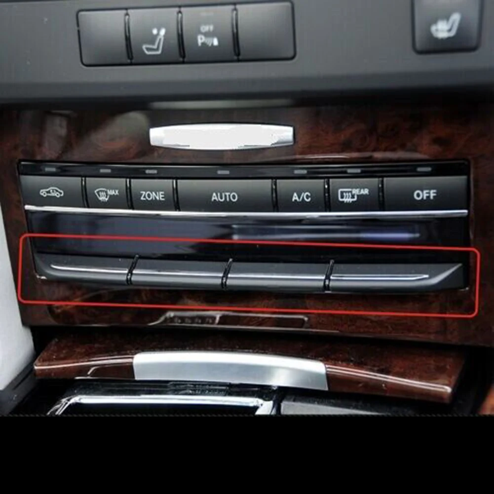 Transform Your Car's Interior with For MercedesBenz E Class W212 Air Conditioner Outlet Vent Button Cover Trim