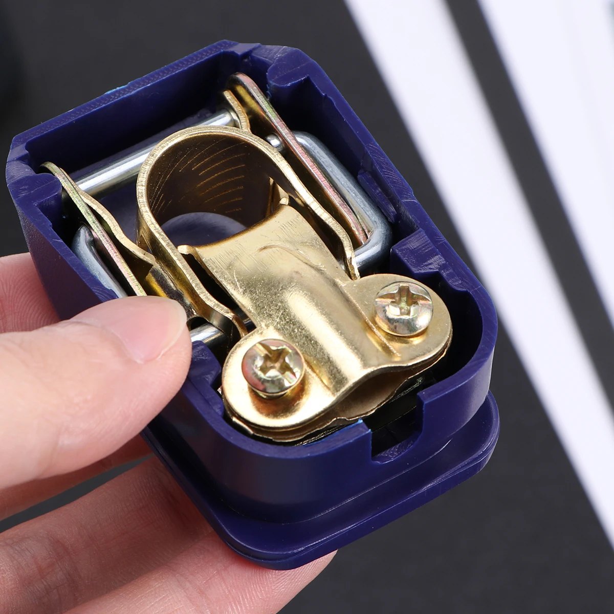 

1 Pair Copper Car Terminal Clamp Connector Clips Universal Adjustable 12V Positive Negative Auto Vehicle Boat Truck